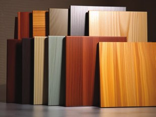 Stacked plywood and boards